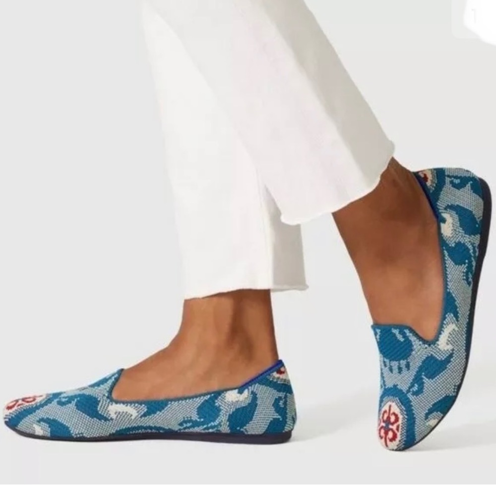 Rothy’s Moroccan teal round toe Loafer (retired)